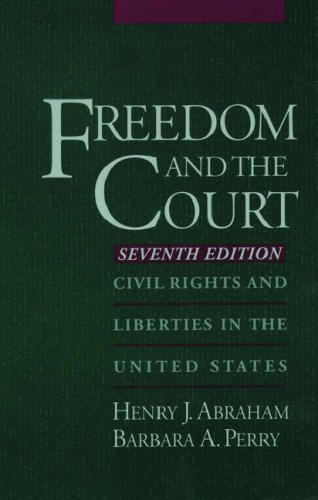 Freedom and the court Cover