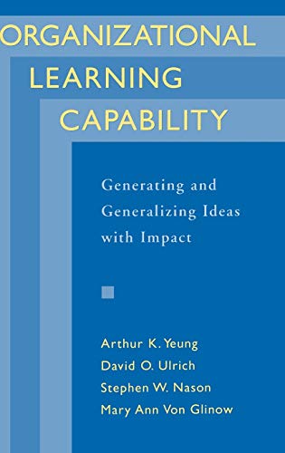 Organizational learning capability Cover