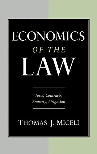 Economics of the law Cover