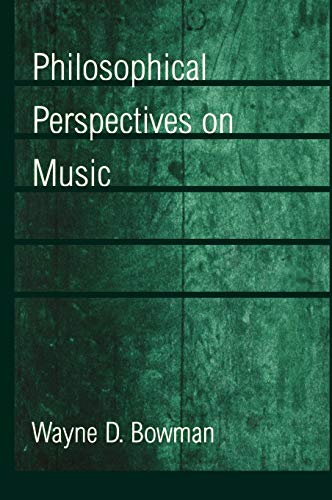Philosophical perspectives on music Cover