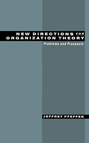 New directions for organization theory Cover