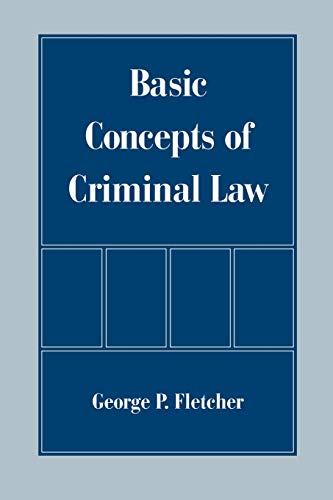 Basic concepts of criminal law Cover