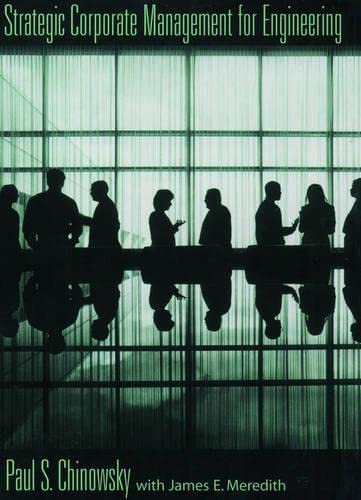 Strategic corporate management for engineering Cover