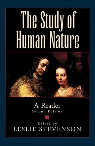 The study of human nature Cover