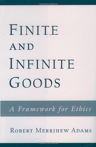 Finite and infinite goods Cover