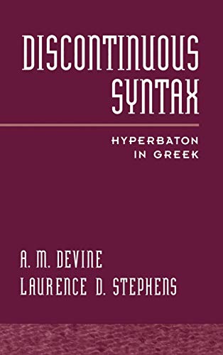 Discontinuous syntax Cover