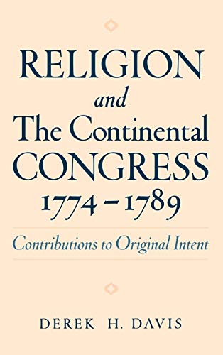 Religion and the Continental Congress, 1774-1789 Cover