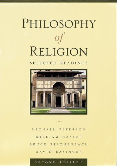 Philosophy of Religion Cover