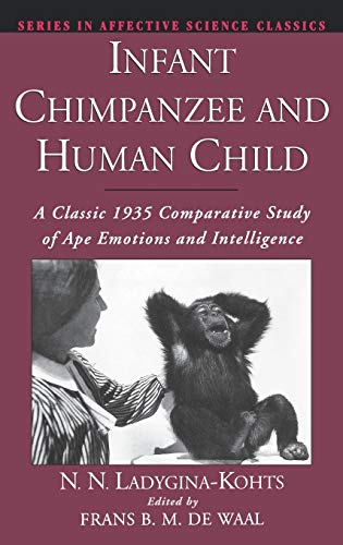 Infant chimpanzee and human child Cover