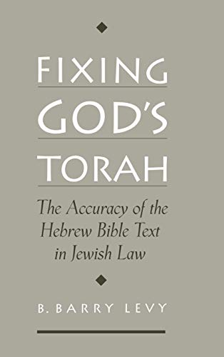 Fixing God's Torah Cover
