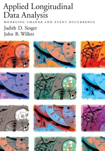 Applied Longitudinal Data Analysis Cover