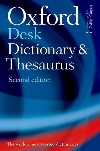 The Oxford desk dictionary and thesaurus Cover