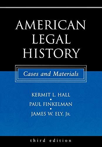 American legal history Cover