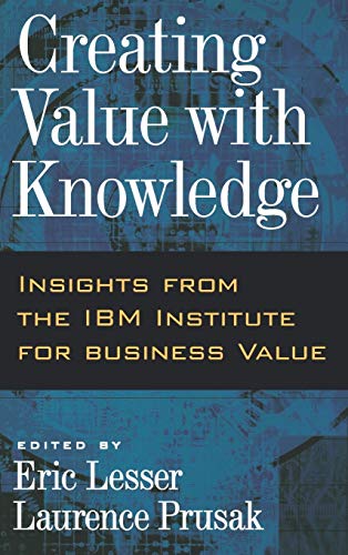 Creating value with knowledge Cover
