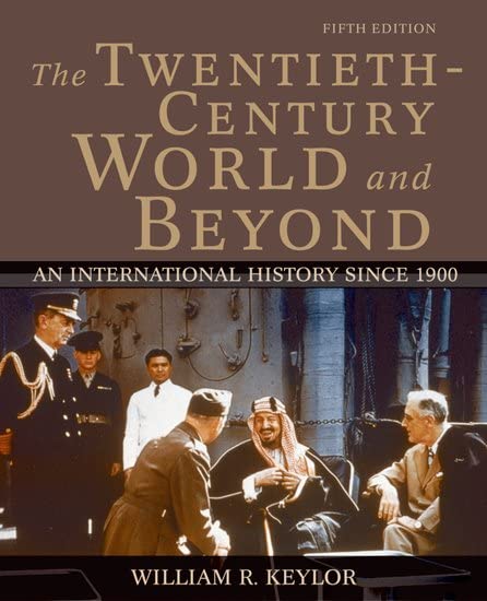 The twentieth century world and beyond Cover