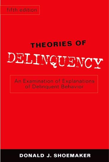 Theories of Delinquency Cover