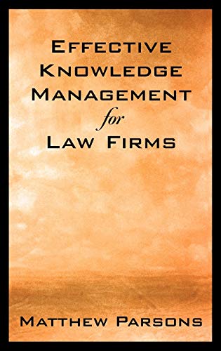 Effective Knowledge Management for Law Firms Cover