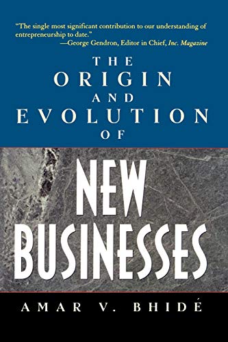 The Origin and Evolution of New Businesses Cover
