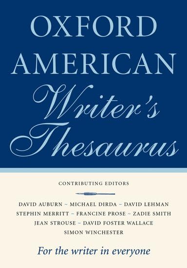 The Oxford American writer's thesaurus Cover