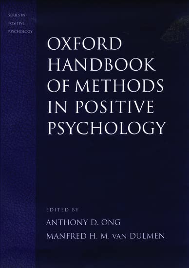 The Oxford handbook of methods in positive psychology Cover