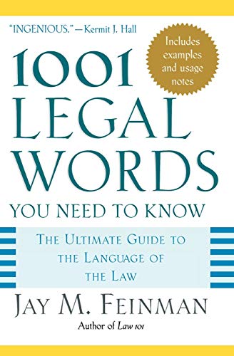1001 Legal Words You Need to Know Cover