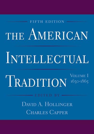 The American intellectual tradition Cover