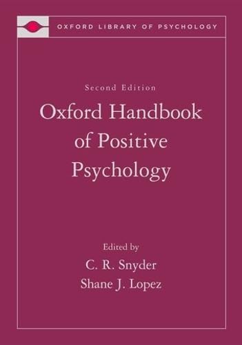 Oxford handbook of positive psychology Cover