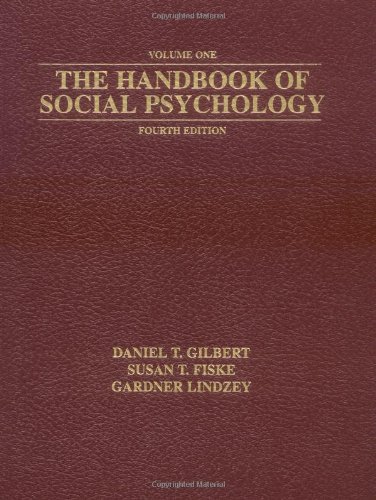 The handbook of social psychology Cover
