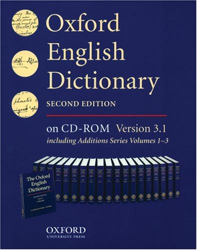 Oxford English Dictionary Cover
