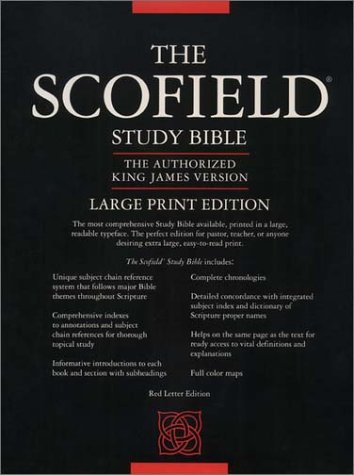 The Old ScofieldRG Study Bible, KJV, Large Print Edition Cover