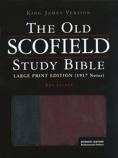 The Old ScofieldRG Study Bible, KJV, Large Print Edition Cover