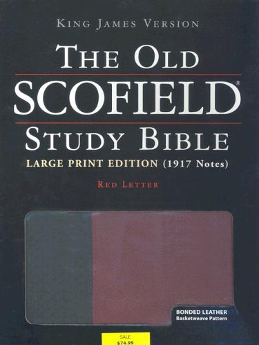 The Old ScofieldRG Study Bible, KJV, Large Print Edition Cover