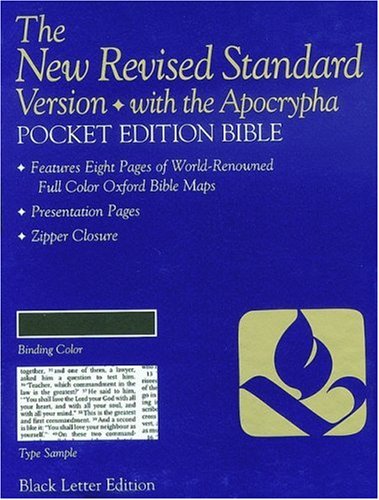 The New Revised Standard Version Pocket Edition Bible with Apocrypha (Anglicized Text) Cover
