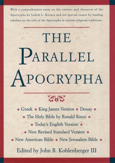 The parallel apocrypha Cover