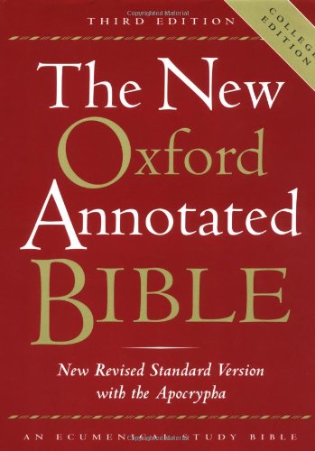 The new Oxford annotated Bible Cover