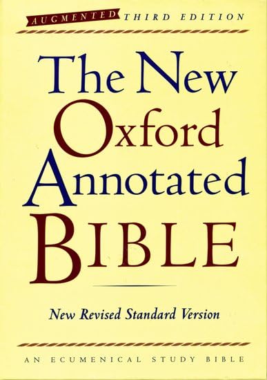 The New Oxford Annotated Bible, Augmented Third Edition, New Revised Standard Version Cover