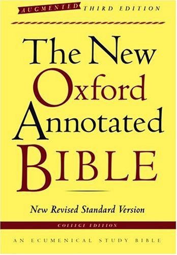 The New Oxford Annotated Bible, Augmented Third Edition, New Revised Standard Version Cover