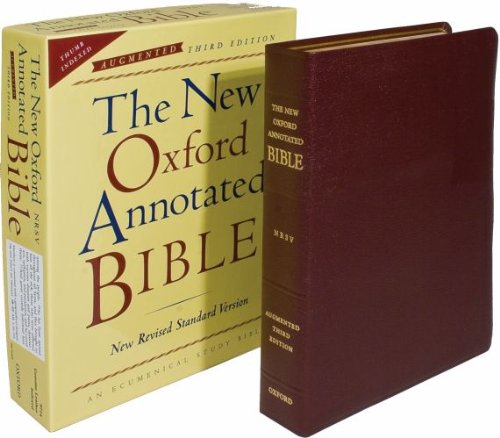 The New Oxford Annotated Bible, Augmented Third Edition, New Revised Standard Version Cover