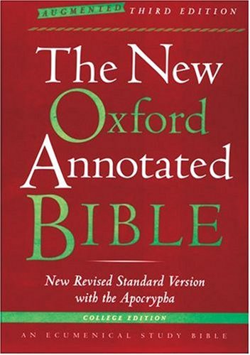 The New Oxford Annotated Bible with the Apocrypha, Augmented Third Edition, College Edition, New Revised Standard Version Cover