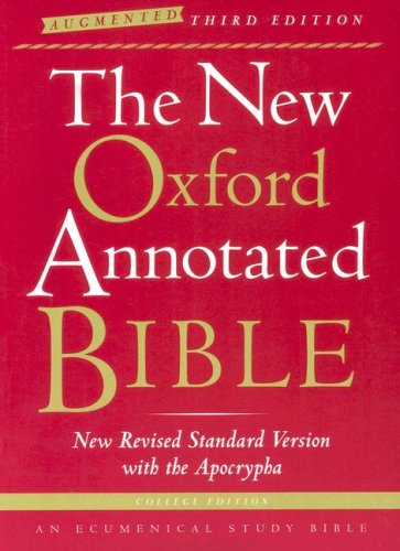 The New Oxford Annotated Bible with the Apocrypha, Augmented Third Edition, College Edition, New Revised Standard Version Cover