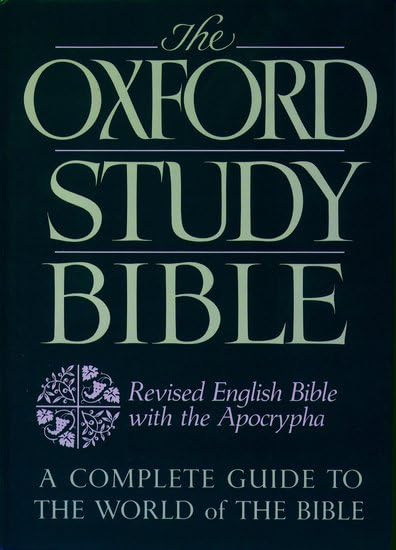 The Oxford study Bible Cover