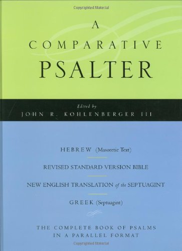 The comparative psalter Cover