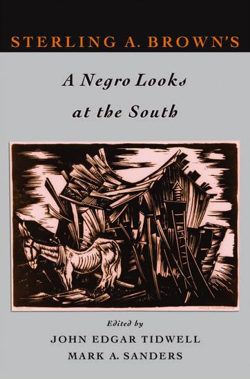 Sterling A. Brown's A Negro Looks at the South Cover