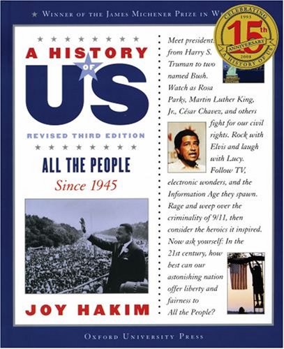 A History of US : Reconstructing America 1865-1890 Cover