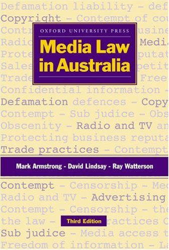 Media law in Australia Cover