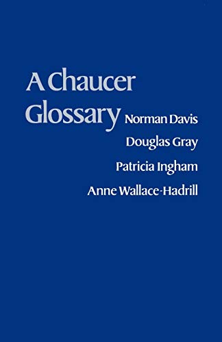 A Chaucer glossary Cover