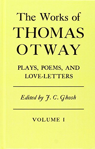 The works of Thomas Otway Cover