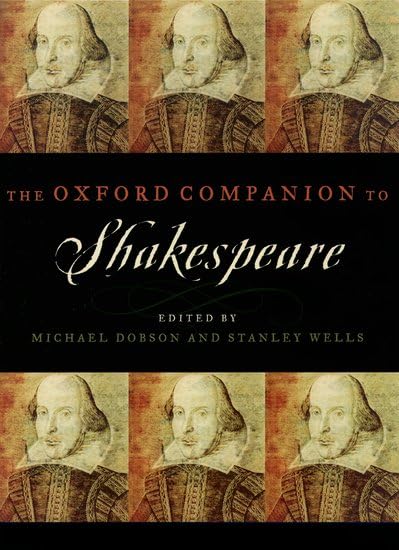 The Oxford companion to Shakespeare Cover