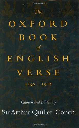 The Oxford Book of English Verse, 1250-1918 Cover