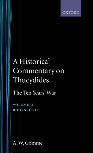A historical commentary on Thucydides. Cover
